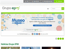 Tablet Screenshot of grupo-epm.com
